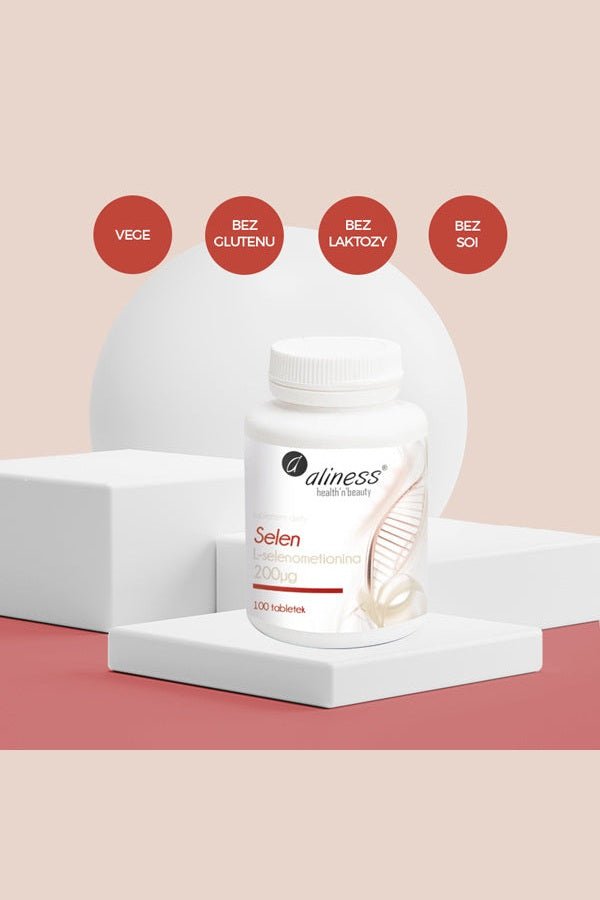 Aliness Selen L - selenometionina 200ug - 100 Capsules - My Health Oasis