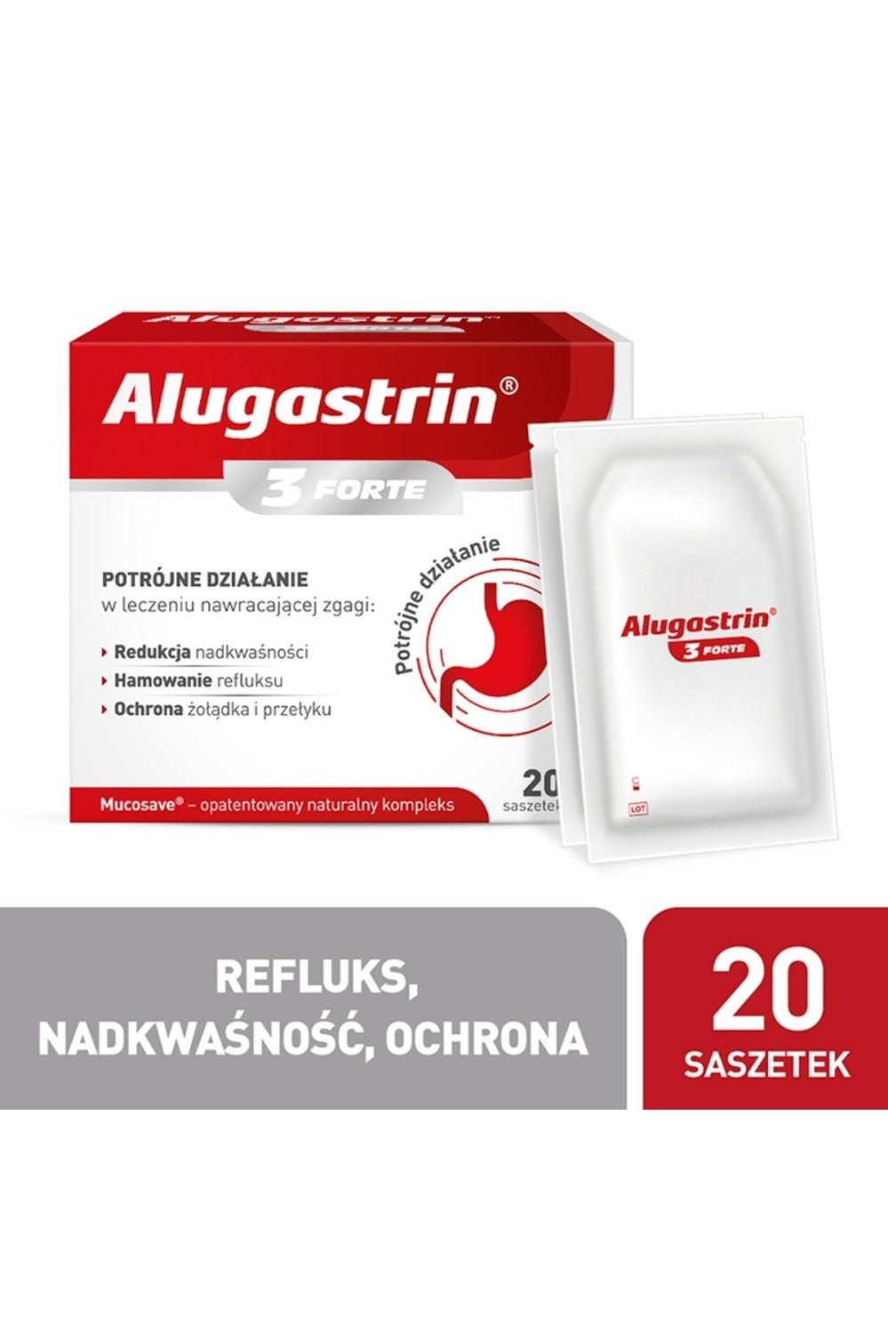 Alugastrin 3 Forte - 20 Sachets - My Health Oasis