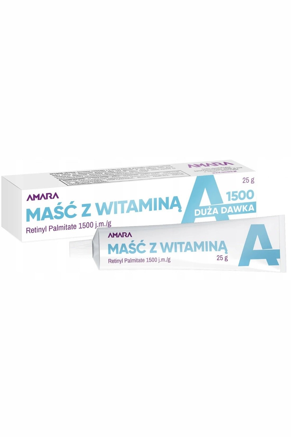 Amara Maść z Witaminą A 1500 - 25g - My Health Oasis