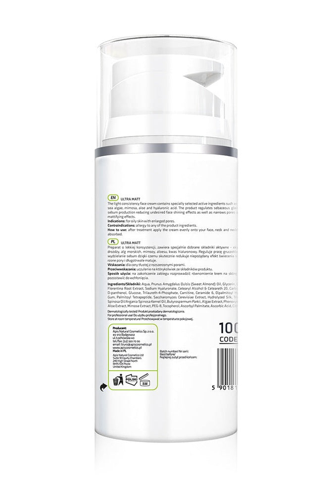 Apis ACNE - STOP Mattifying Face Cream | 100ml - My Health Oasis