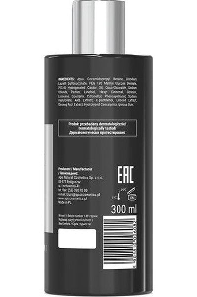 Apis ACTION FOR MEN Moisturising 3 - in - 1 Body Wash Gel | 300ml - My Health Oasis