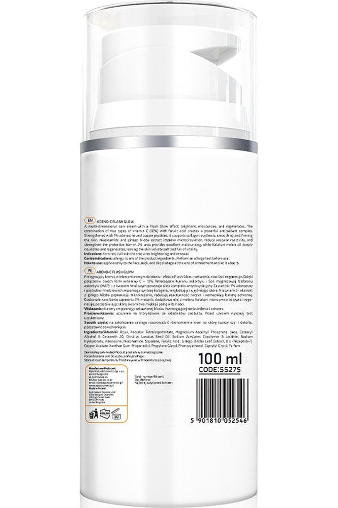Apis ADENO - C Flash Glow Energising Face Cream | 100ml - My Health Oasis