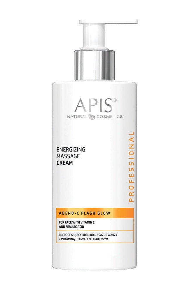 Apis ADENO - C Flash Glow Energising Face Massage Cream | 300ml - My Health Oasis