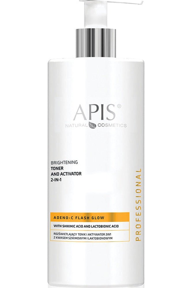 Apis ADENO - C Flash Glow Illuminating Toner & Activator 2 - in - 1 | 500ml - My Health Oasis