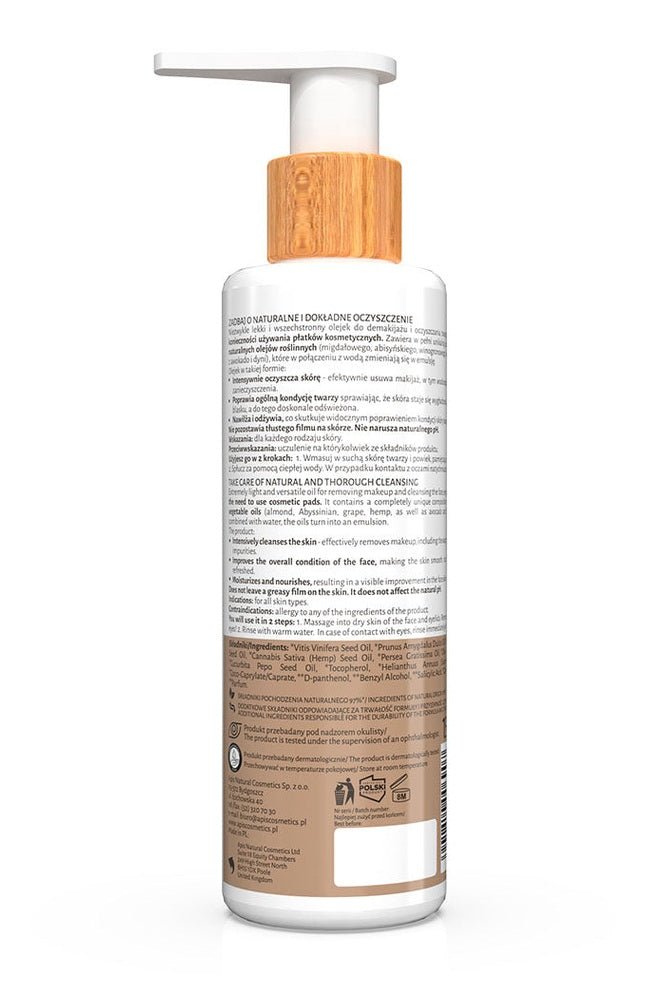 Apis ALMOND CLEANSING – Almond Oil Makeup Remover for Face and Eyes | 150 ml - My Health Oasis
