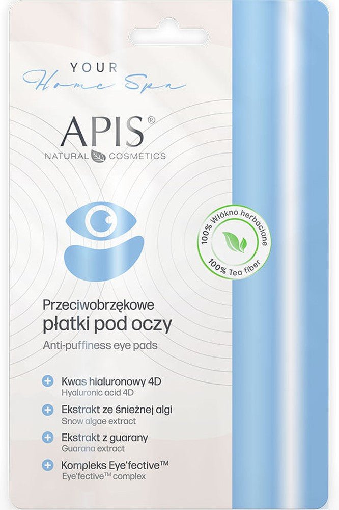 Apis Anti‑Swelling Eye Patches – Hydrating & Depuffing | 1 Pair - My Health Oasis