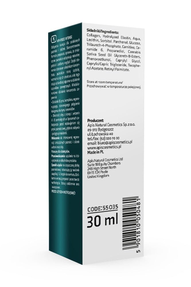 Apis API - PODO INTENSE Regenerating Collagen Nail Concentrate | 30ml - My Health Oasis
