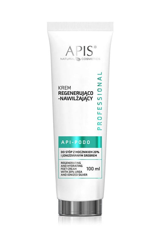 Apis API - PODO regenerating & moisturising foot cream with 20% urea and ionised silver - intense hydration and regeneration | 100ml - My Health Oasis