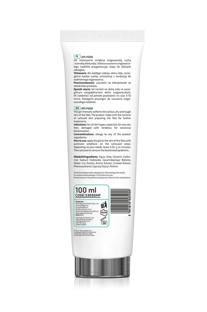 Apis API - PODO Softening Foot Gel with 30% Urea – Intensively softens and smooths rough, dry feet | 100ml - My Health Oasis