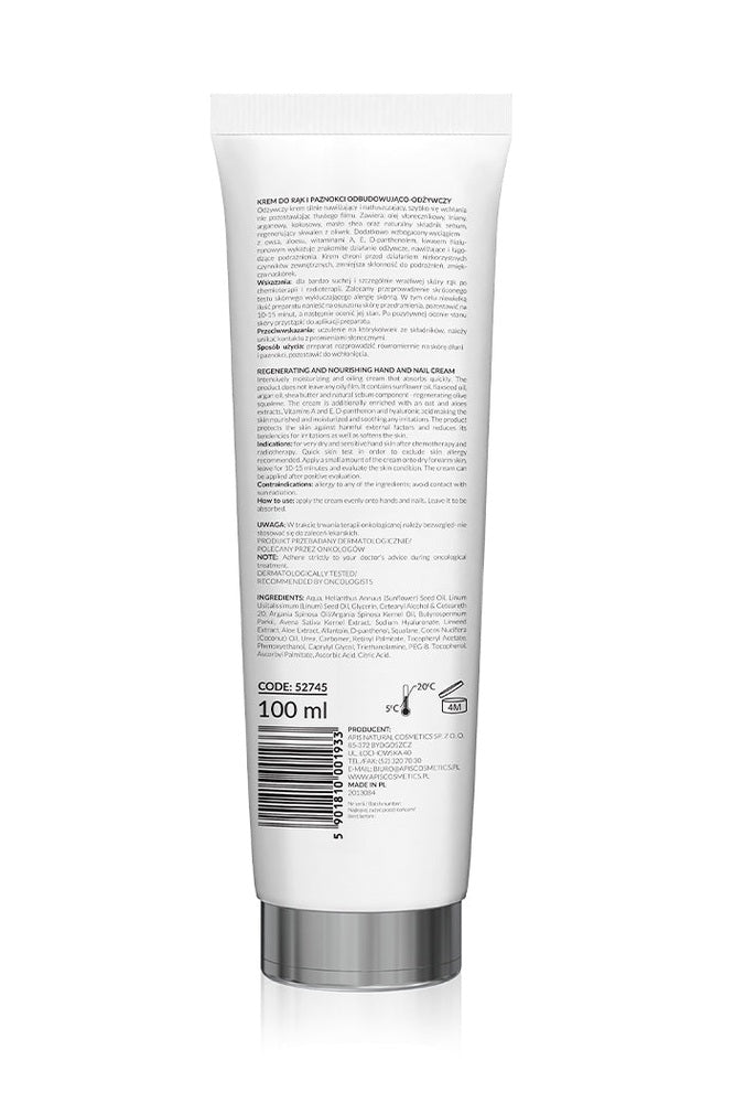 Apis Apiderm Rebuilding & Nourishing Hand & Nail Cream | 100 ml - My Health Oasis