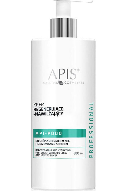 Apis APIS API - PODO Regenerating & Moisturising Foot Cream with 20% Urea and Ionised Silver – Intensive hydration for dry, rough feet | 500ml - My Health Oasis