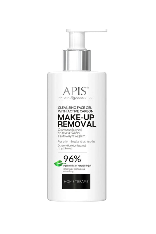 Apis Cleansing Face Wash Gel with Activated Charcoal | 300ml - My Health Oasis