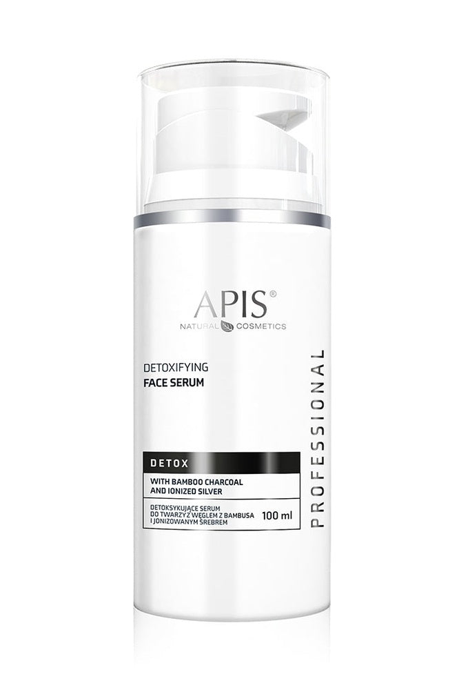 Apis DETOX Detoxifying Face Serum with Bamboo Charcoal and Ionised Silver | 100ml - My Health Oasis