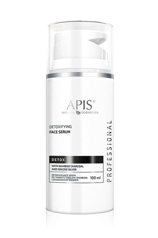 Apis DETOX Detoxifying Face Serum with Bamboo Charcoal and Ionised Silver | 100ml - My Health Oasis