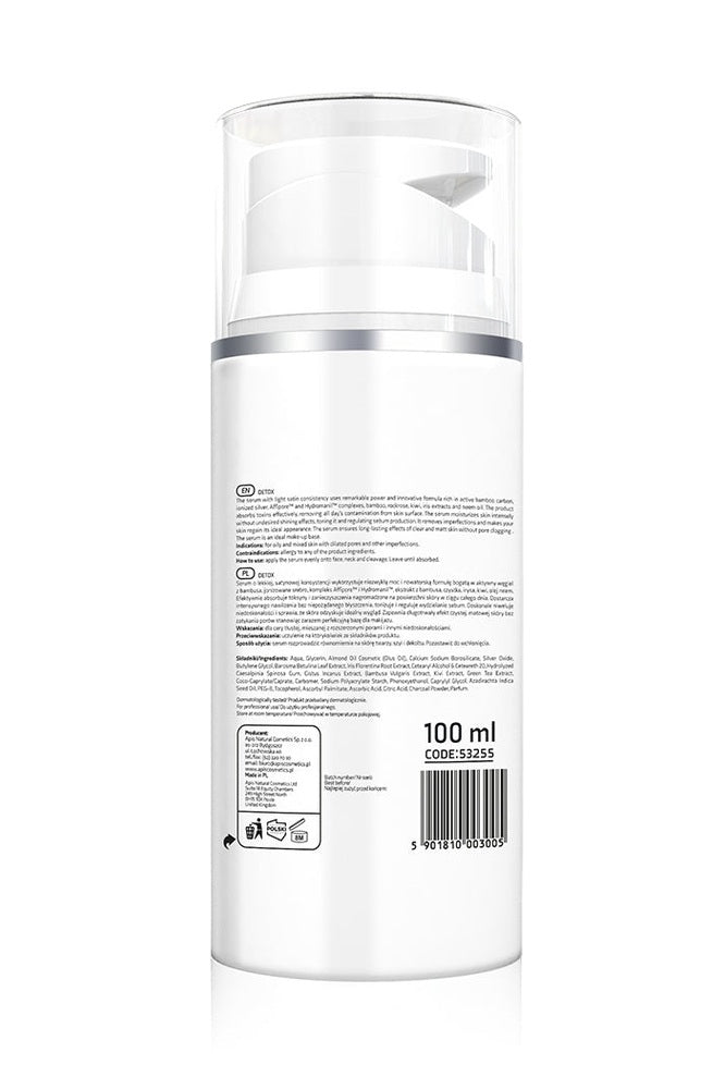 Apis DETOX Detoxifying Face Serum with Bamboo Charcoal and Ionised Silver | 100ml - My Health Oasis