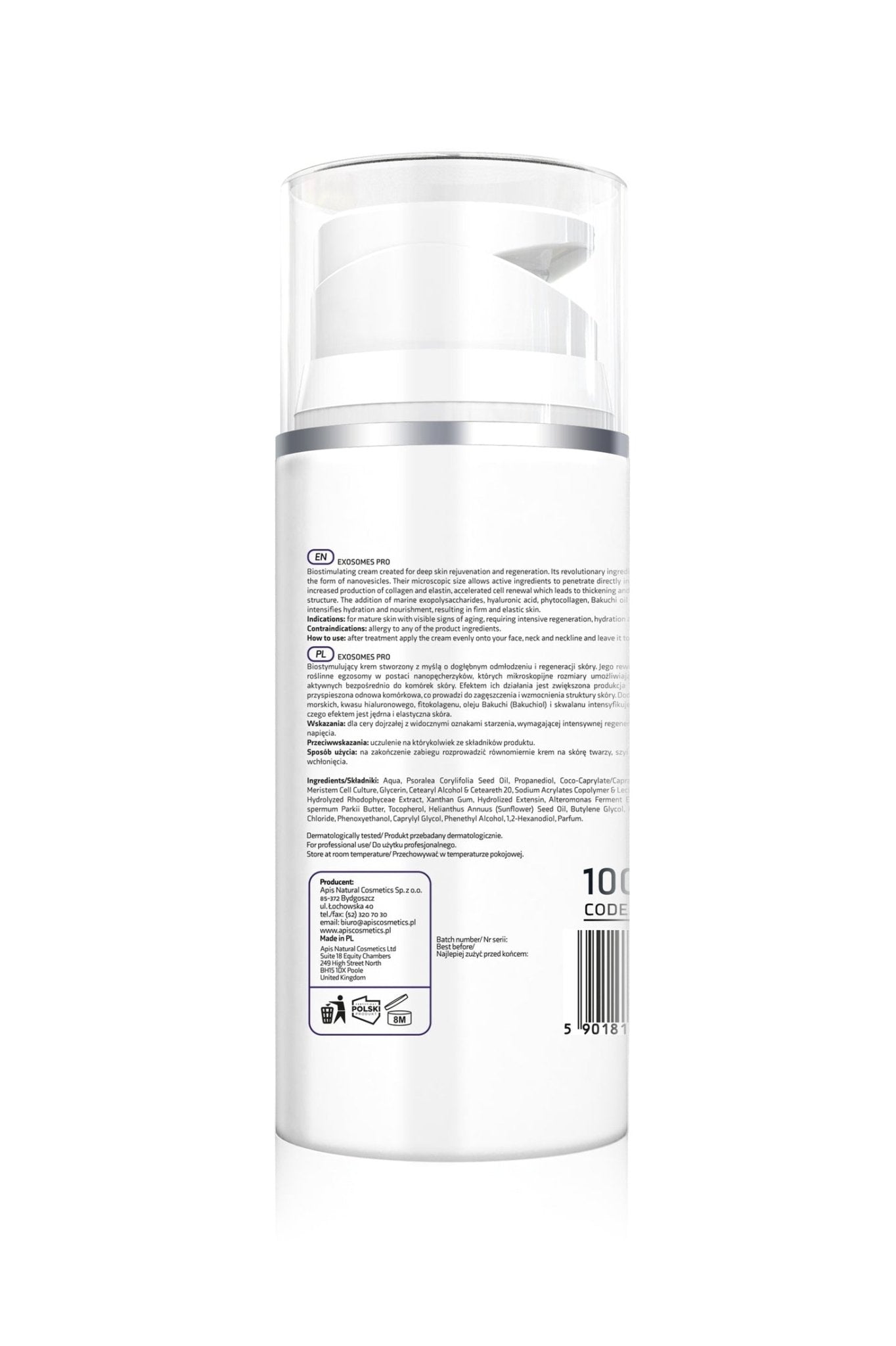 Apis EXOSOMES PRO Biostimulating Cream with Plant Exosomes | 100ml - My Health Oasis