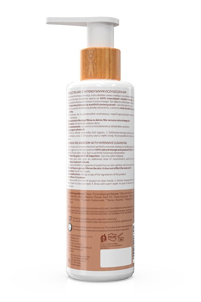 Apis Fruit Cleansing fruit yogurt makeup remover and cleanser – nourishes and hydrates skin | 150ml - My Health Oasis