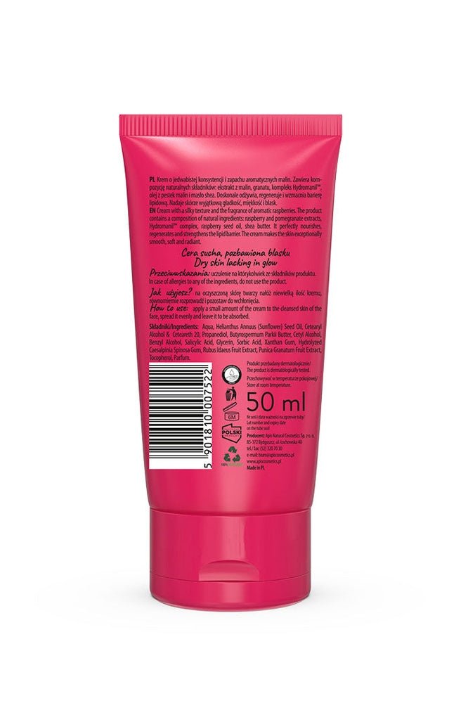 Apis Fruit Shot Raspberry Nourishing Face Cream | 50 ml - My Health Oasis