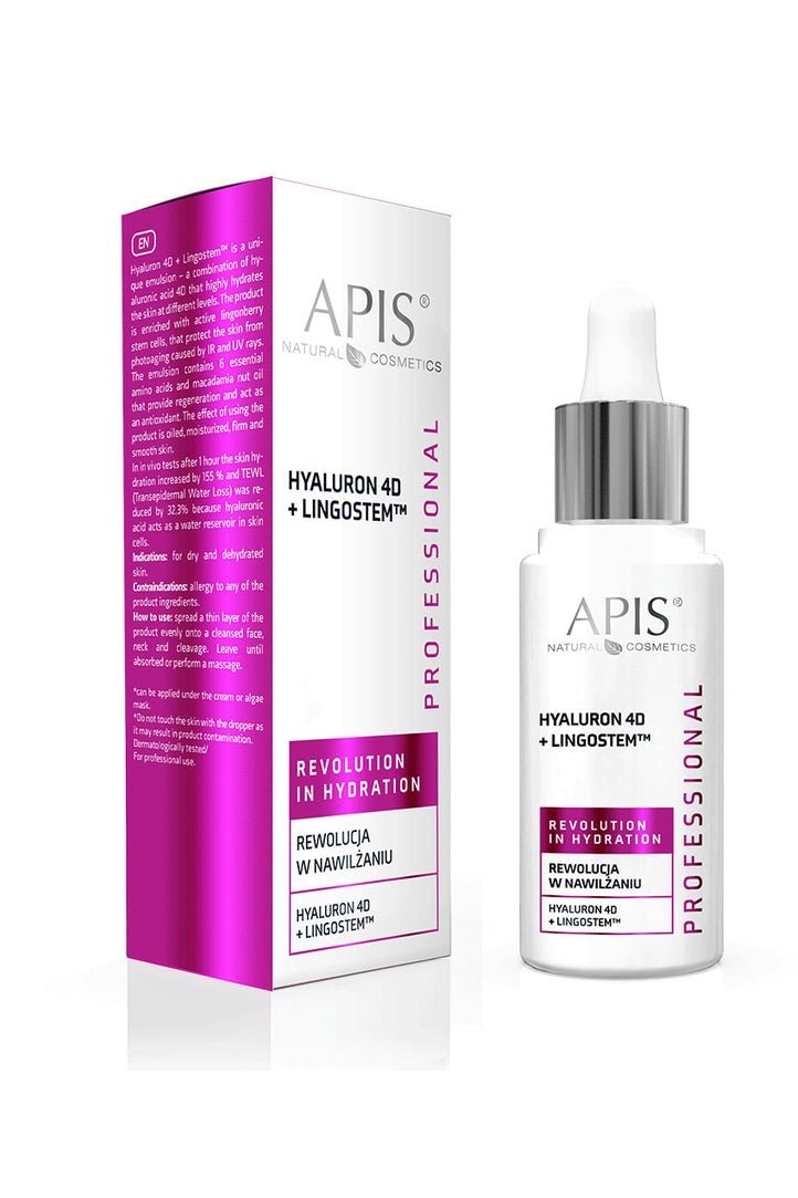 Apis Hyaluron 4D + Lingostem™ Concentrate Multi - level hydration and skin regeneration | 30ml - My Health Oasis