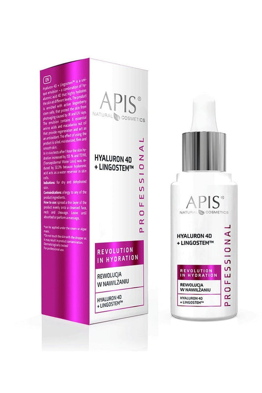 Apis Hyaluron 4D + Lingostem™ Concentrate Multi - level hydration and skin regeneration | 30ml - My Health Oasis