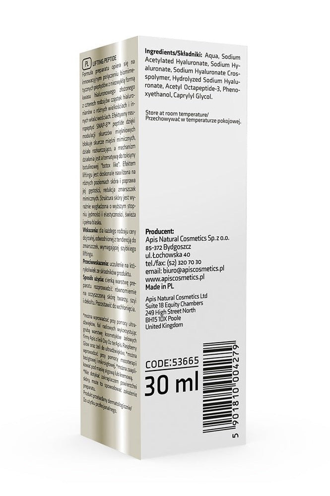 Apis Hyaluron 4D with SNAP - 8™ Peptide – Intensive Hydration Serum | 30ml - My Health Oasis