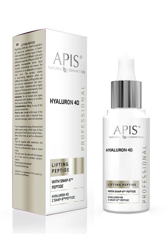 Apis Hyaluron 4D with SNAP - 8™ Peptide – Intensive Hydration Serum | 30ml - My Health Oasis