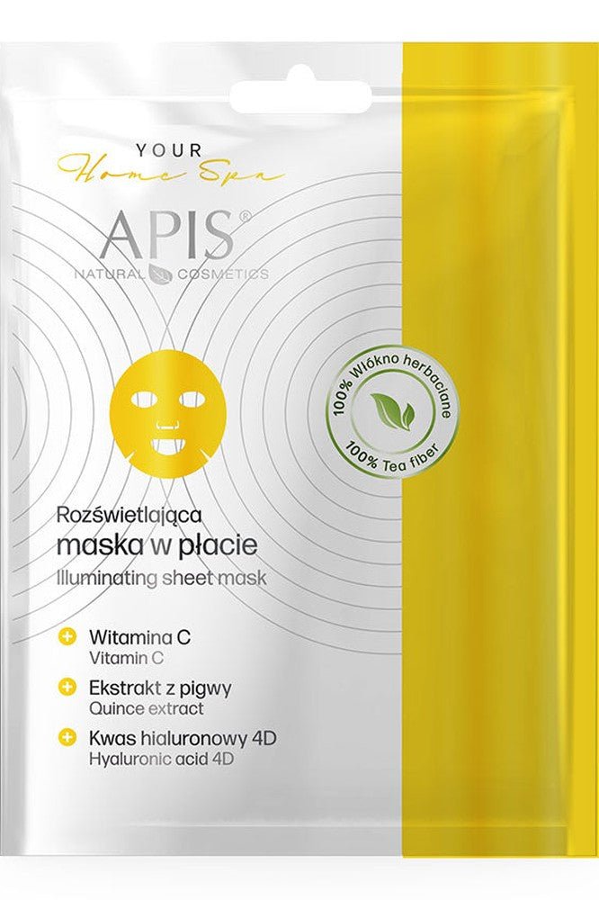 Apis Illuminating & Firming Sheet Mask | 20 g - My Health Oasis