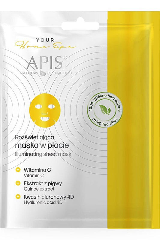 Apis Illuminating & Firming Sheet Mask | 20 g - My Health Oasis