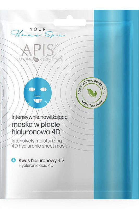 Apis Intensely Moisturising 4D Hyaluronic Sheet Mask | 20 g - My Health Oasis