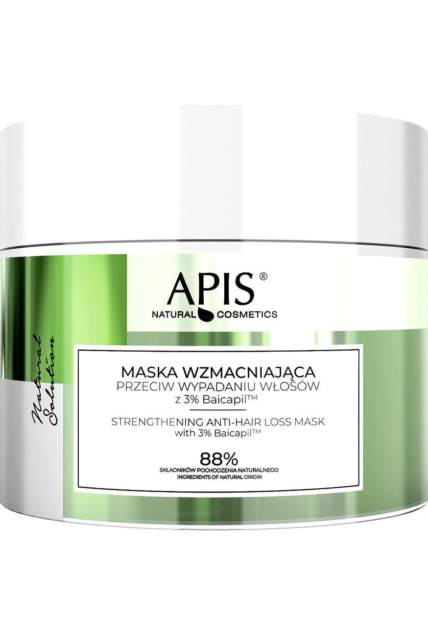 Apis Natural Solution Anti‑Hair Loss Strengthening Mask | 200 ml - My Health Oasis