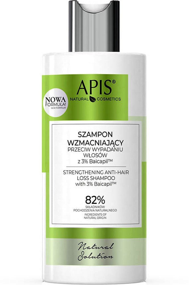 Apis Natural Solution Anti‑Hair Loss Strengthening Shampoo | 300 ml - My Health Oasis