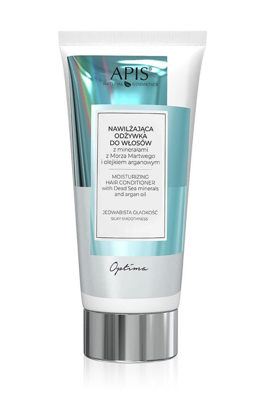Apis OPTIMA Moisturising Hair Conditioner with Dead Sea Minerals & Argan Oil | 200 ml - My Health Oasis