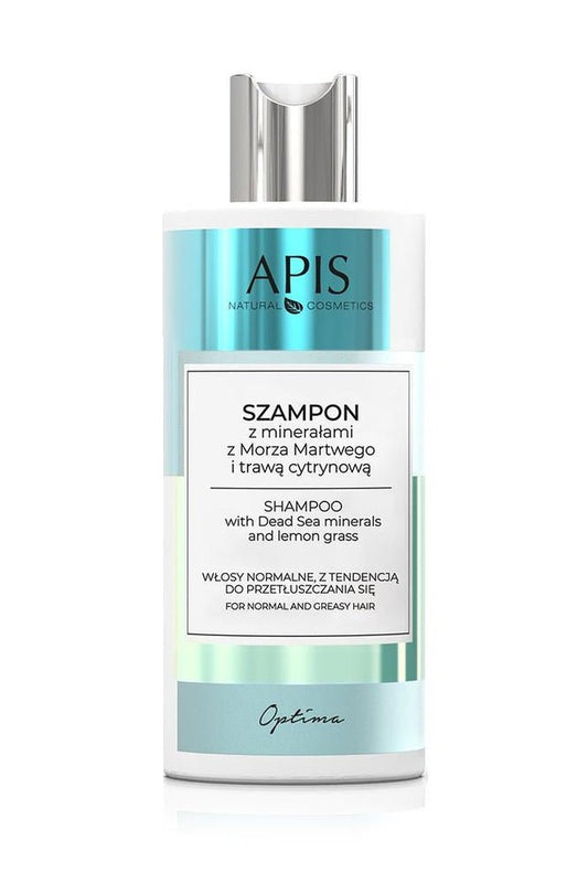 Apis OPTIMA Shampoo with Dead Sea Minerals & Lemongrass | 300 ml - My Health Oasis