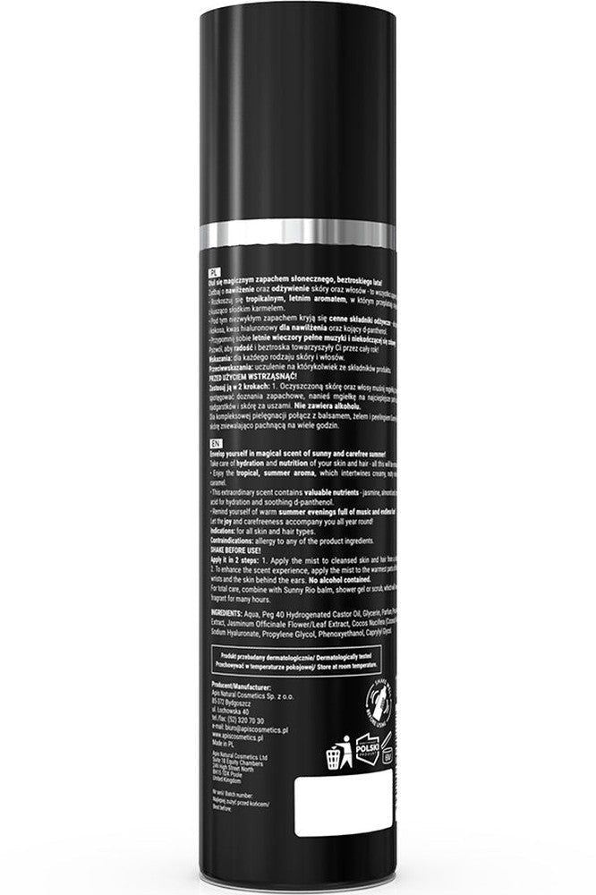 Apis Sunny Rio Nourishing Mist for Body and Hair | 150ml - My Health Oasis