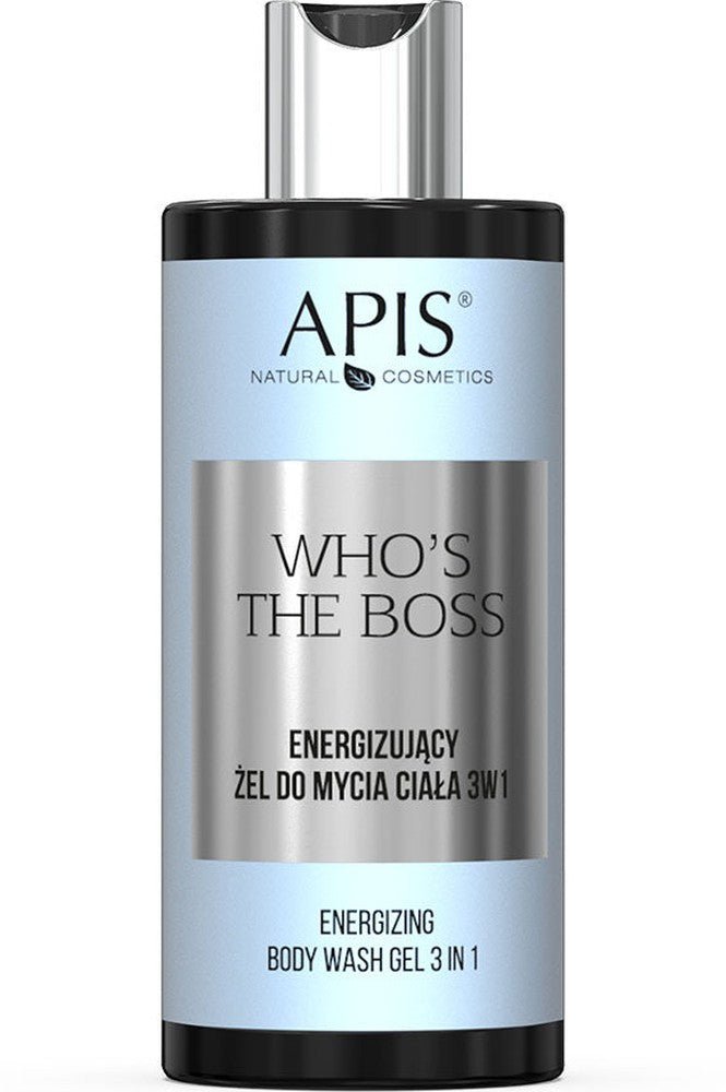 APIS Who’s the Boss Energising 3‑in‑1 Body Wash Gel | 300 ml - My Health Oasis