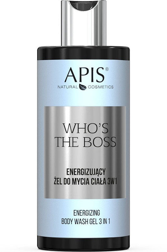 APIS Who’s the Boss Energising 3‑in‑1 Body Wash Gel | 300 ml - My Health Oasis