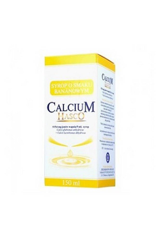 Calcium Hasco – Banana Flavour Calcium Syrup for Adults & Children – 150ml - My Health Oasis