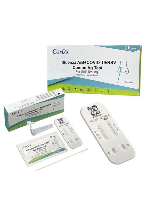CorDx SARS - Covid - 19 & Influenza (Grypa) A/B & RSV Test Kit - My Health Oasis