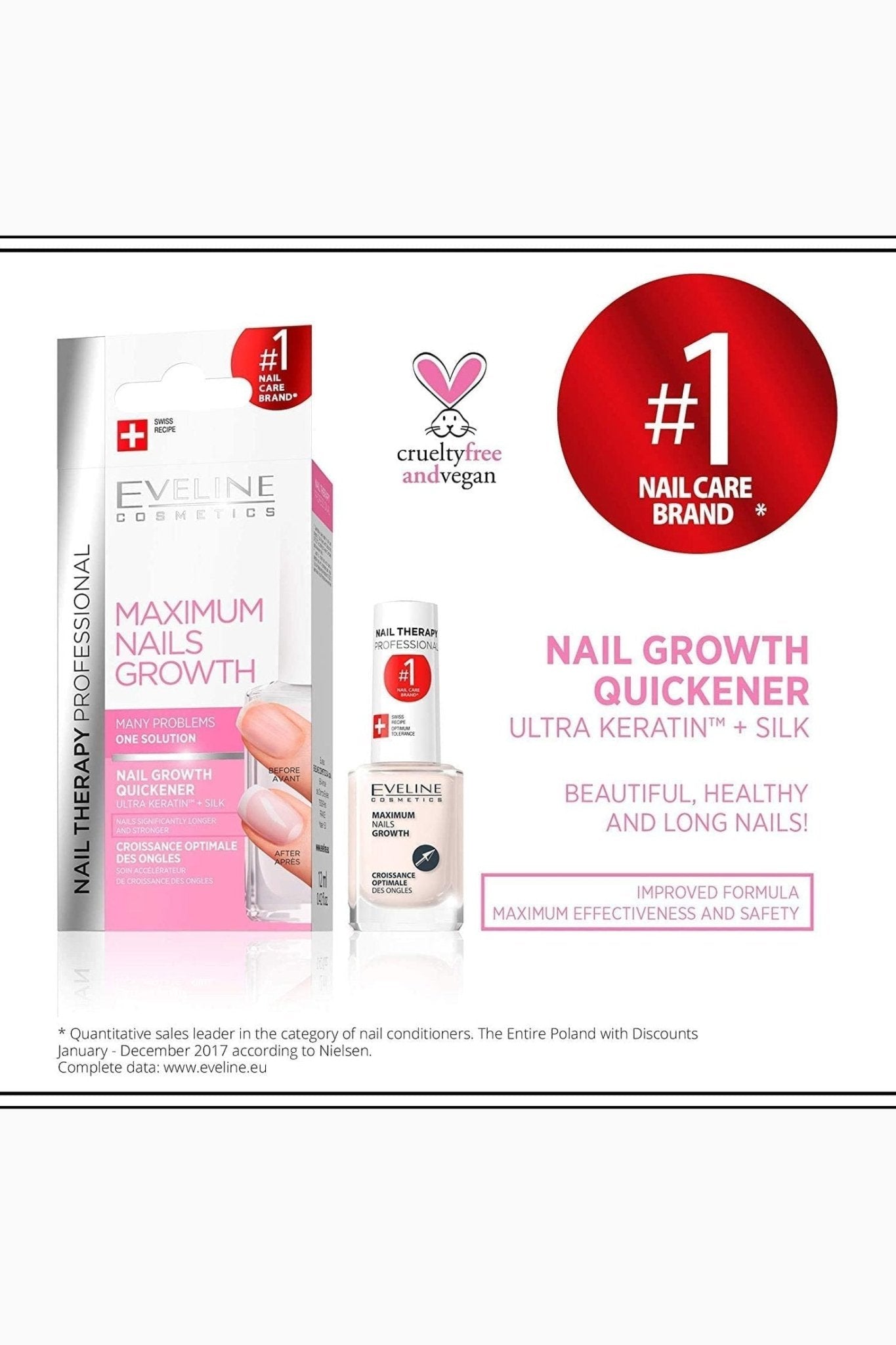 Eveline Cosmetics Maximum Nail Growth - 12ml - My Health Oasis