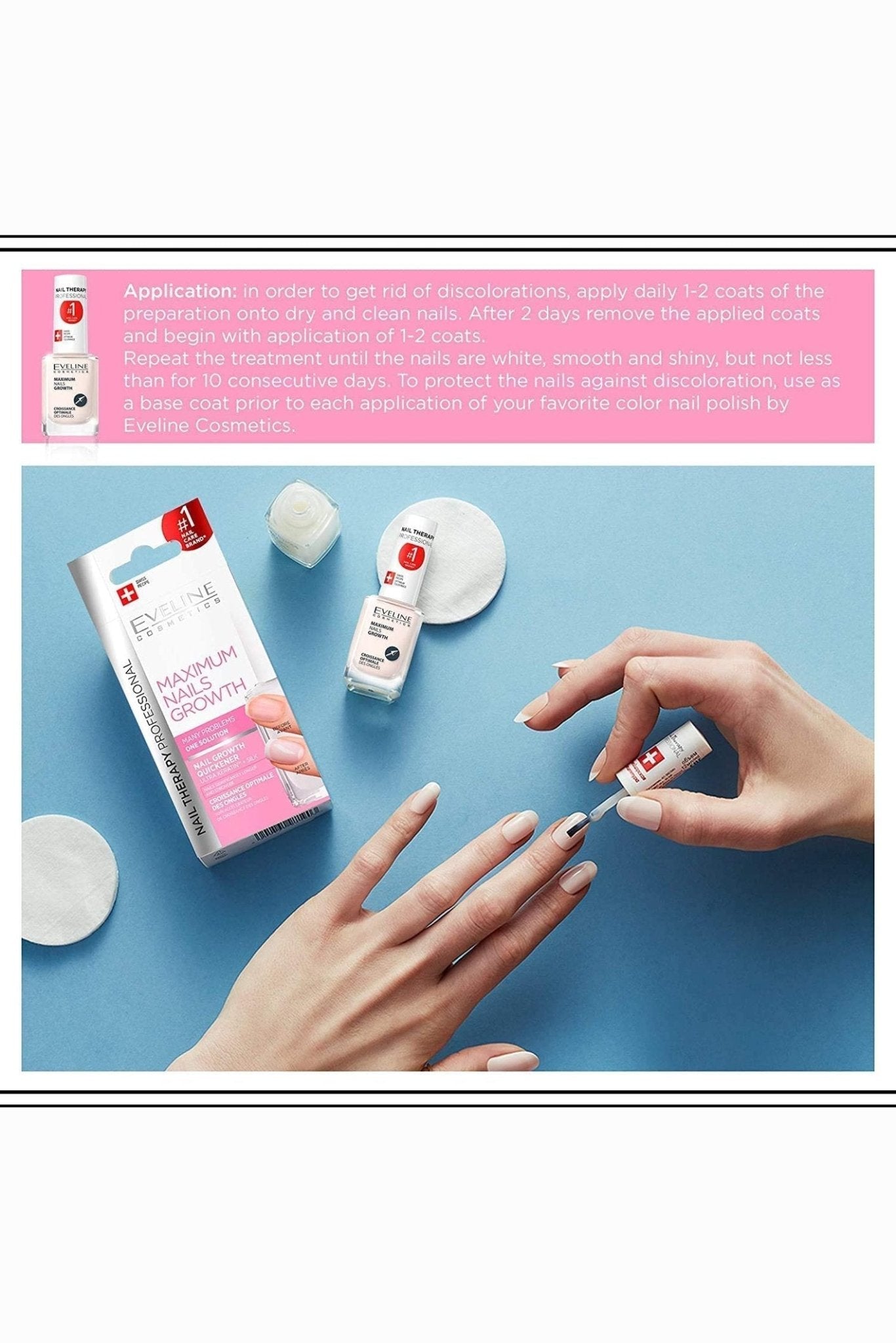 Eveline Cosmetics Maximum Nail Growth - 12ml - My Health Oasis