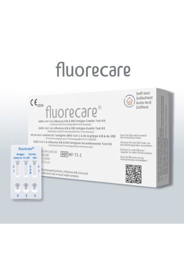 Fluorecare SARS - CoV - 2 & Grypa A/B & RSV Test Kit - My Health Oasis