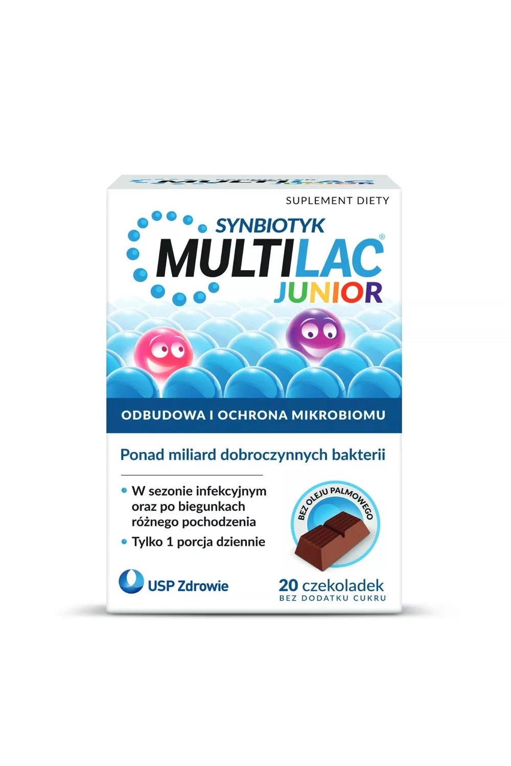 MULTILAC Junior Synbiotyk - 20 pieces - My Health Oasis