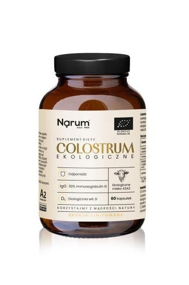 Narum Colostrum Ekologiczne - 60 Capsules