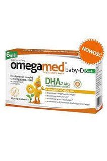 Omegamed baby+D 6+ - 30 twist off capsules - My Health Oasis