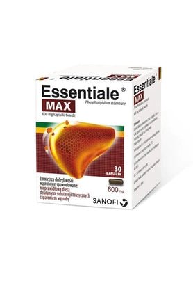 OPEN PACKAGING - Essentiale MAX 30 CAPS - Double Strength 600mg - My Health Oasis
