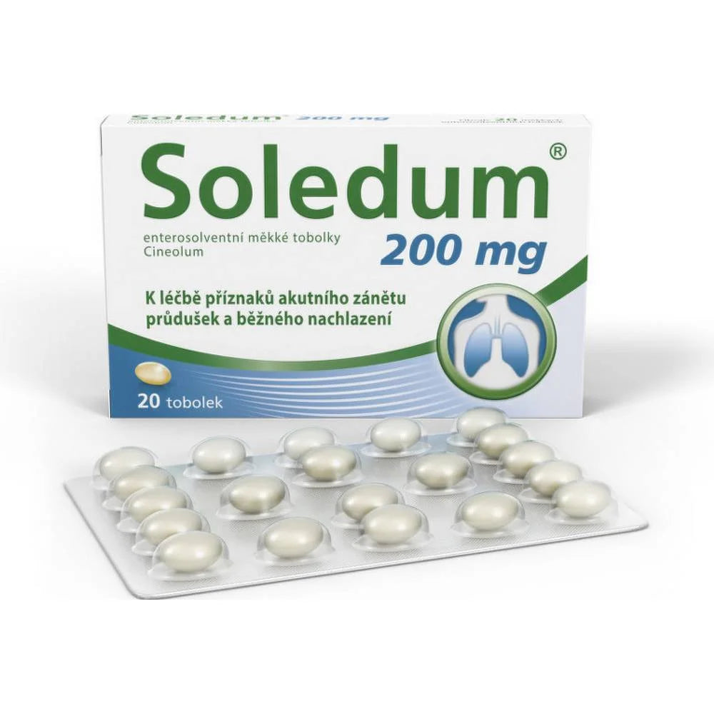 Soledum forte 200 mg kapsułki dojelitowe miękkie 20 kapsułek – Soledum forte 200 mg Soft Enteric Capsules 20 capsules