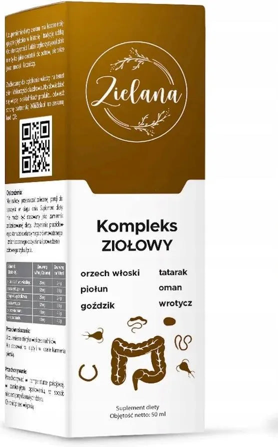 Zielana Kompleks Ziołowy 50ml – Zielana Herbal Complex 50ml