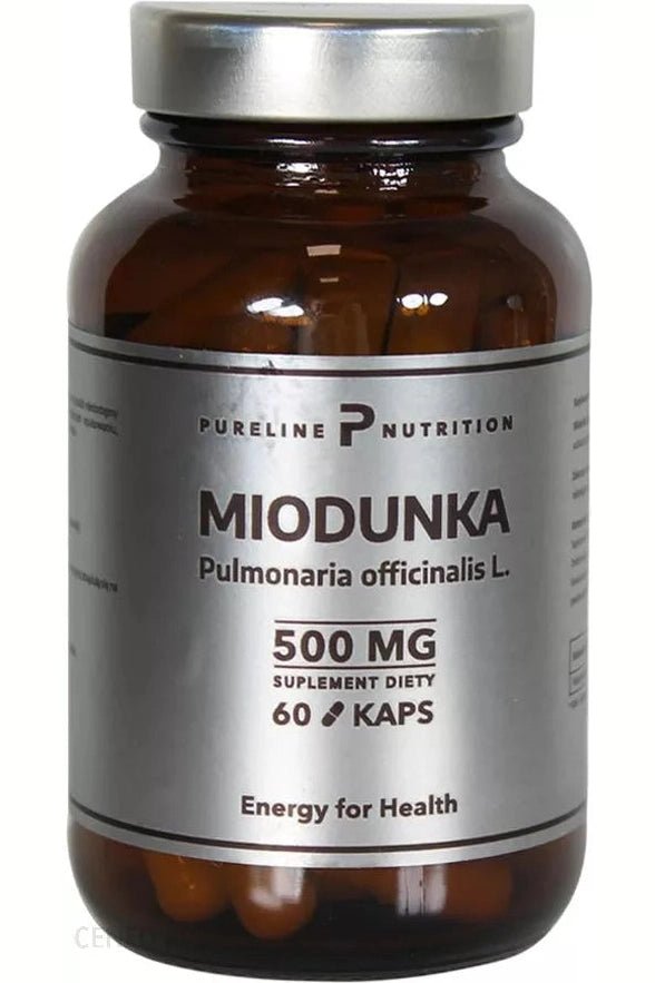 Pureline Nutrition Miodunka 500mg - 60 Capsules - My Health Oasis