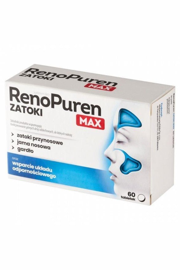 RenoPuren Zatoki MAX - 60 Tablets - My Health Oasis