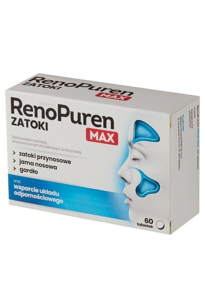 RenoPuren Zatoki MAX - 60 Tablets - My Health Oasis